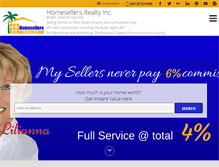 Tablet Screenshot of homesellersrealty.com